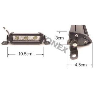 Универсален светодиоден лайтбар (LED light bar) 10см 2бр.